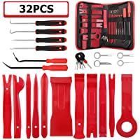Kohree Herramientas Kit Desmontar Coche- 32 PCS Desmontaje-Eliminación Kit Herramienta de Desmontaje con Pinzas de Clip…